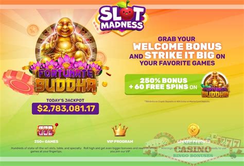 slot madness bonus codes